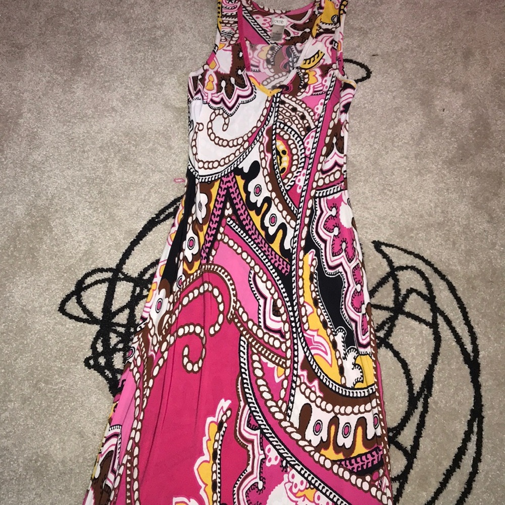 Cache long maxi dress colorful size XS